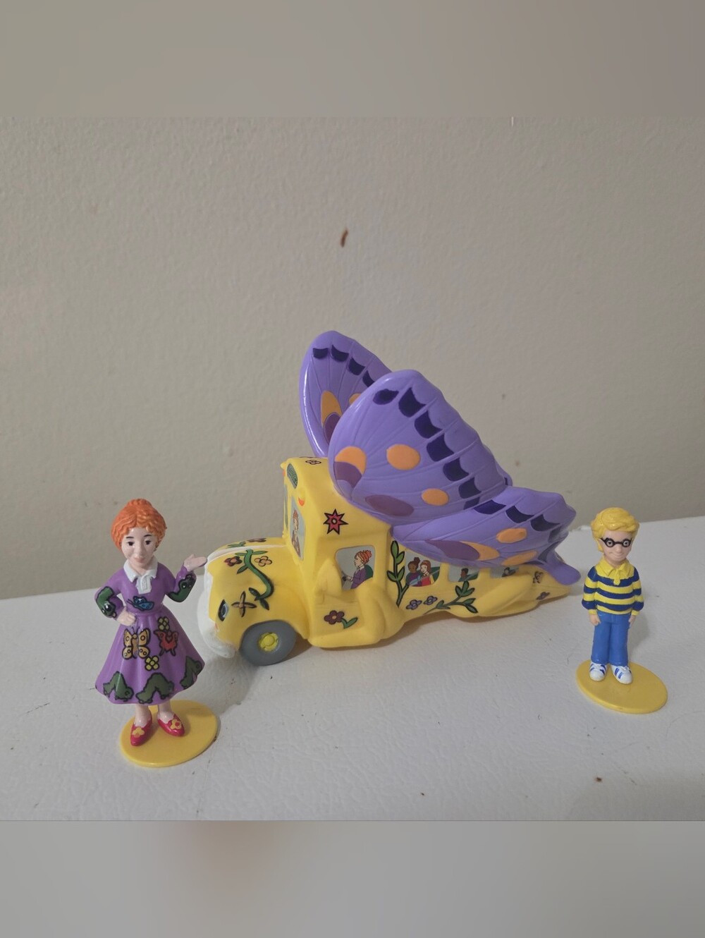 1995 Kenner Magic School Bus Set Of 3